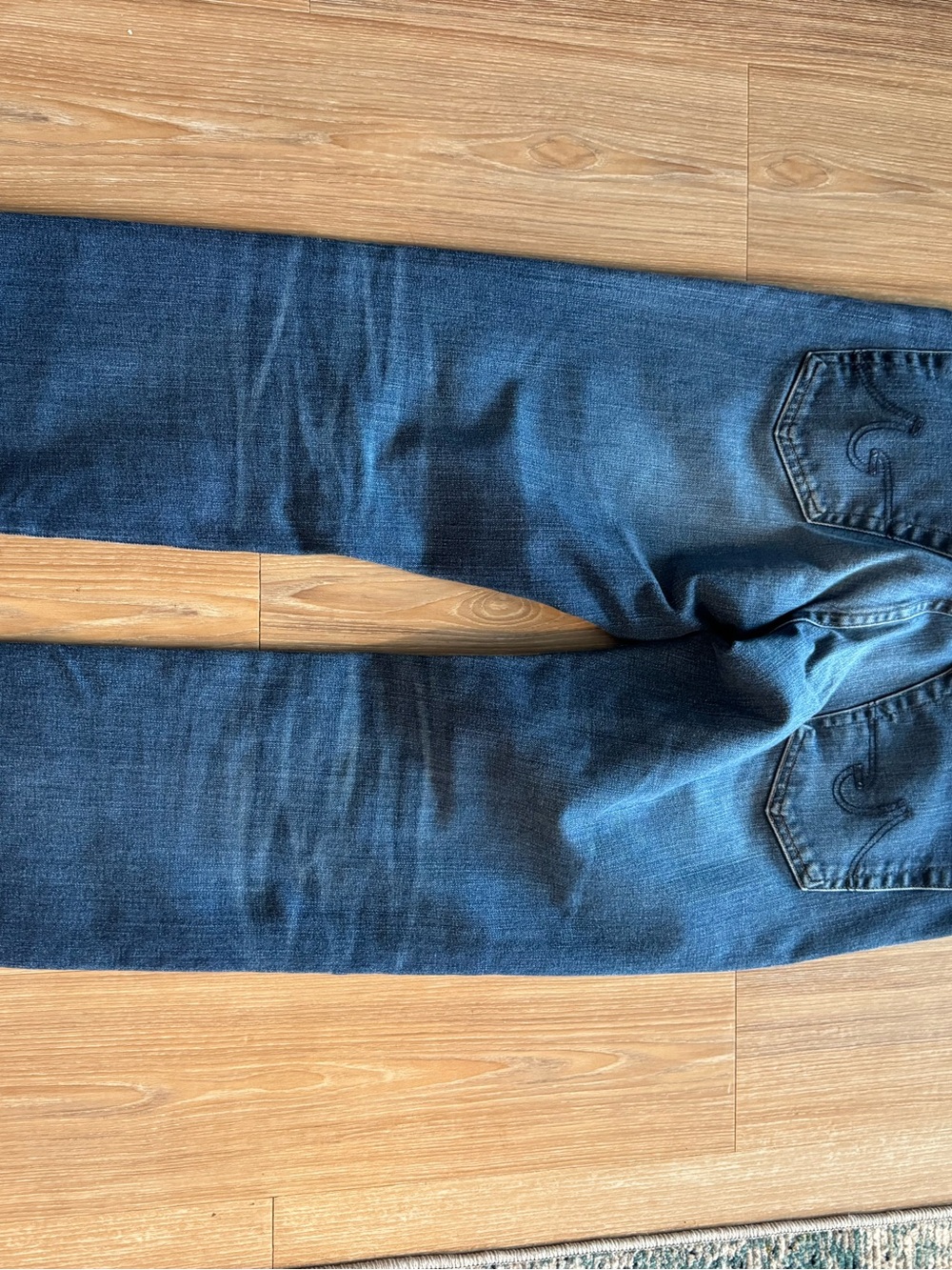 Ag Adriano Goldschmied Men's Indigo Straight Jeans - Picture 2 of 8